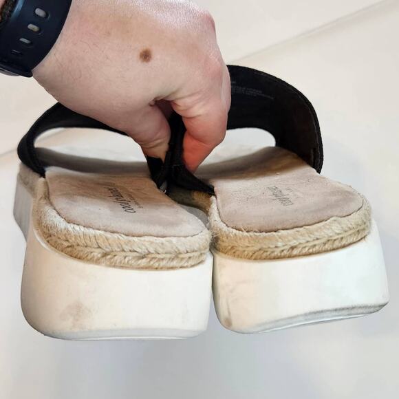 Cool Planet by Steve Madden Black Juniperr Slides Women's 10 Summer Casual - Picture 6 of 11